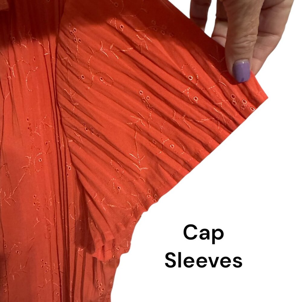 ❤️SPRING/SUMMER/OFFICE   PRETTY CORAL BLOUSE 2X       #D - Picture 2 of 6